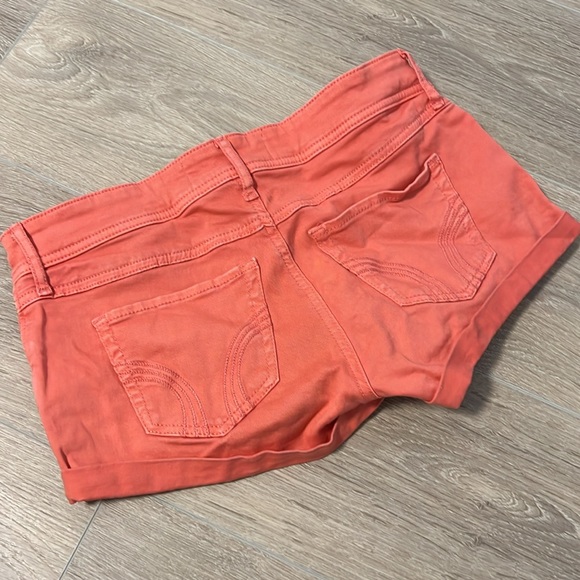 Coral orange short shorts - Picture 3 of 3